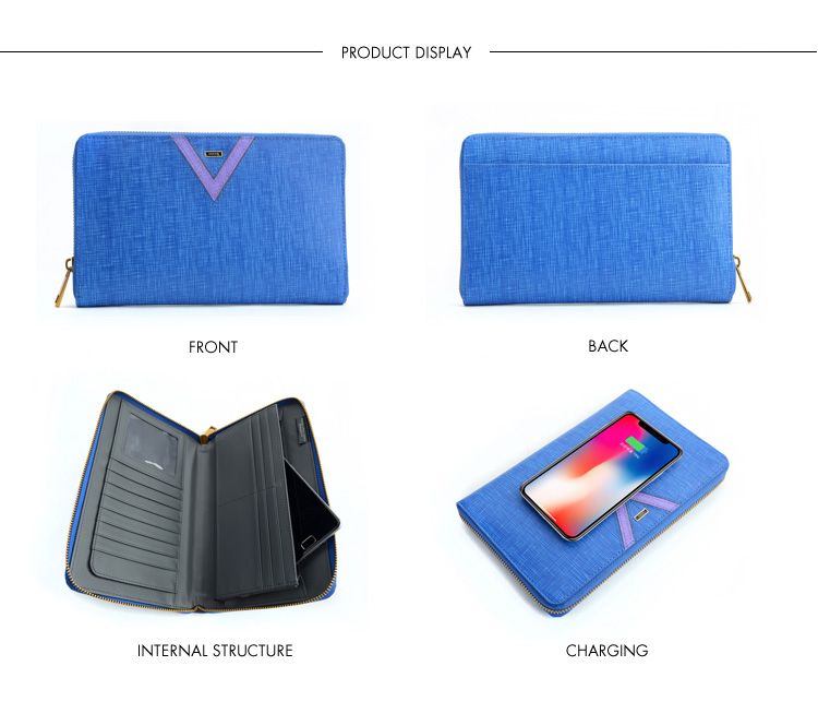 Sunlik wireless charging wallet